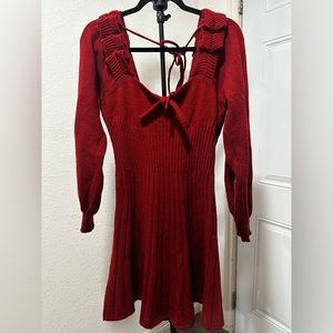 CIDER RED DRESS